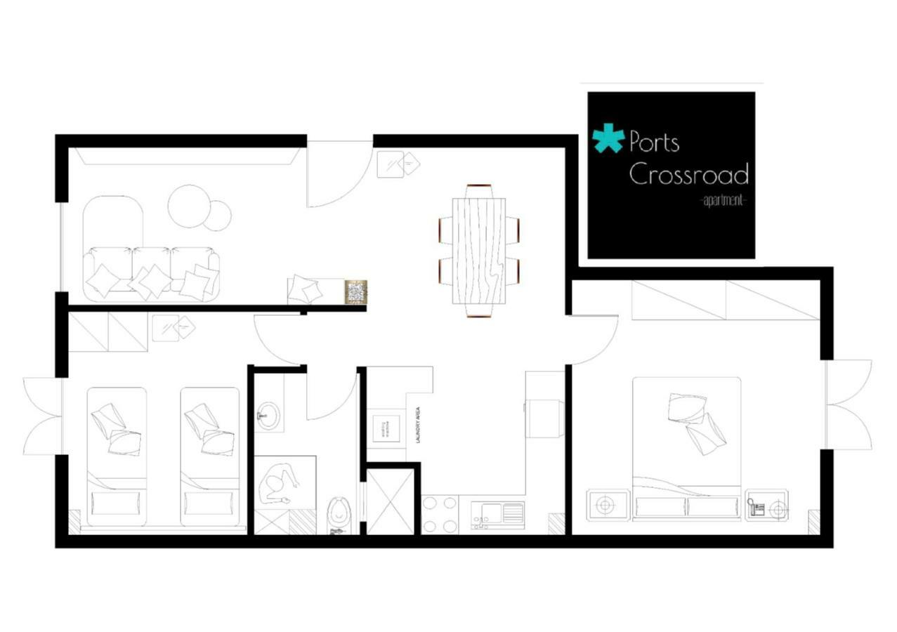 Apartament Ports Crossroad D Pireus Zewnętrze zdjęcie